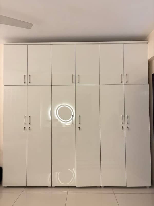 Very large wardrobe 9x9 white super gloss 0