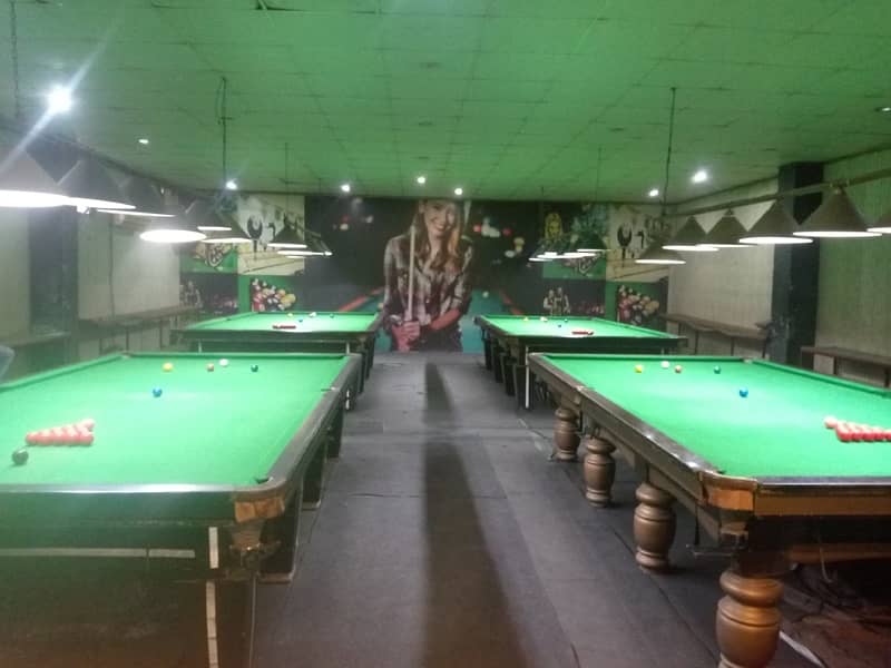 running Snooker club for sale 7