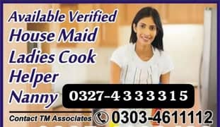 Available verified sheff maids helper nanny baby care cook