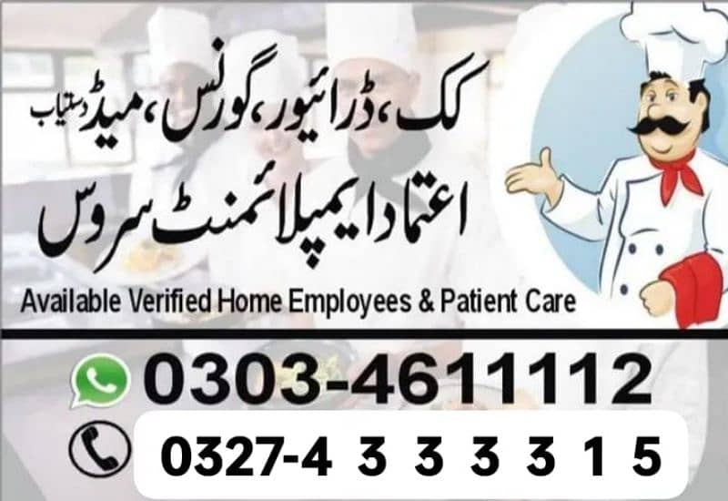 *Available Domestic employees Babysitting Patient Care Maids drive 0