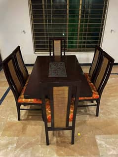 Dining table 6 chair