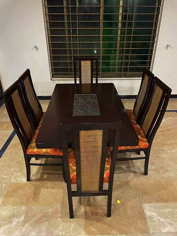 Dining table 6 chair 0