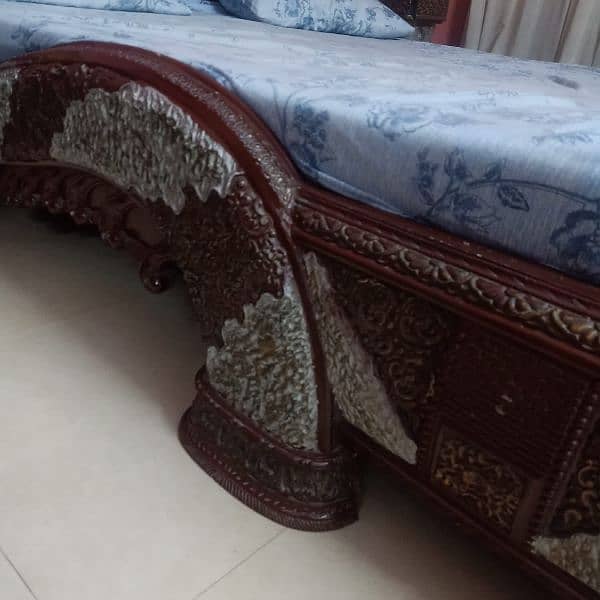 king size Deco bed only   without mattress 1