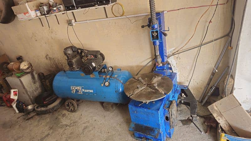 air compressor and tyres machine for sale 0