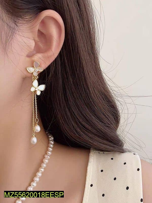 Butterfly  long Tassel Earrings for women 0