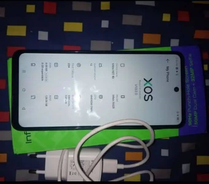 Infinix hot 40i 8+8 128 GB All ok sealed set 4