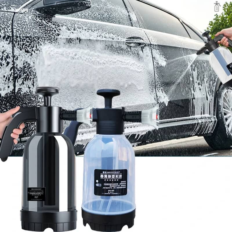 Portable High Pressure Car Wash Foam Sprayer  2L (Black) 0