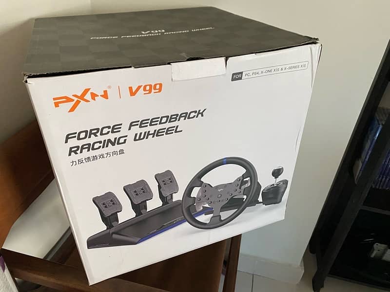 PXN V99 Force Feedback Steering Wheel PlayStation XBox PC 6