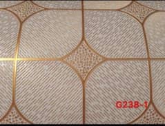 False ceiling gypsum 2x2 - Pvc Wall panel - Wooden floor - Wallpapers