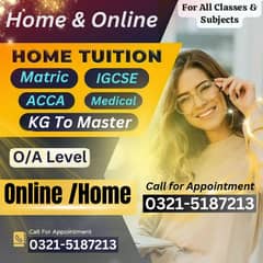 Home Tutor,Online Tutor,Home Tution,O/A level,Kg,Montess,IGCSE,English