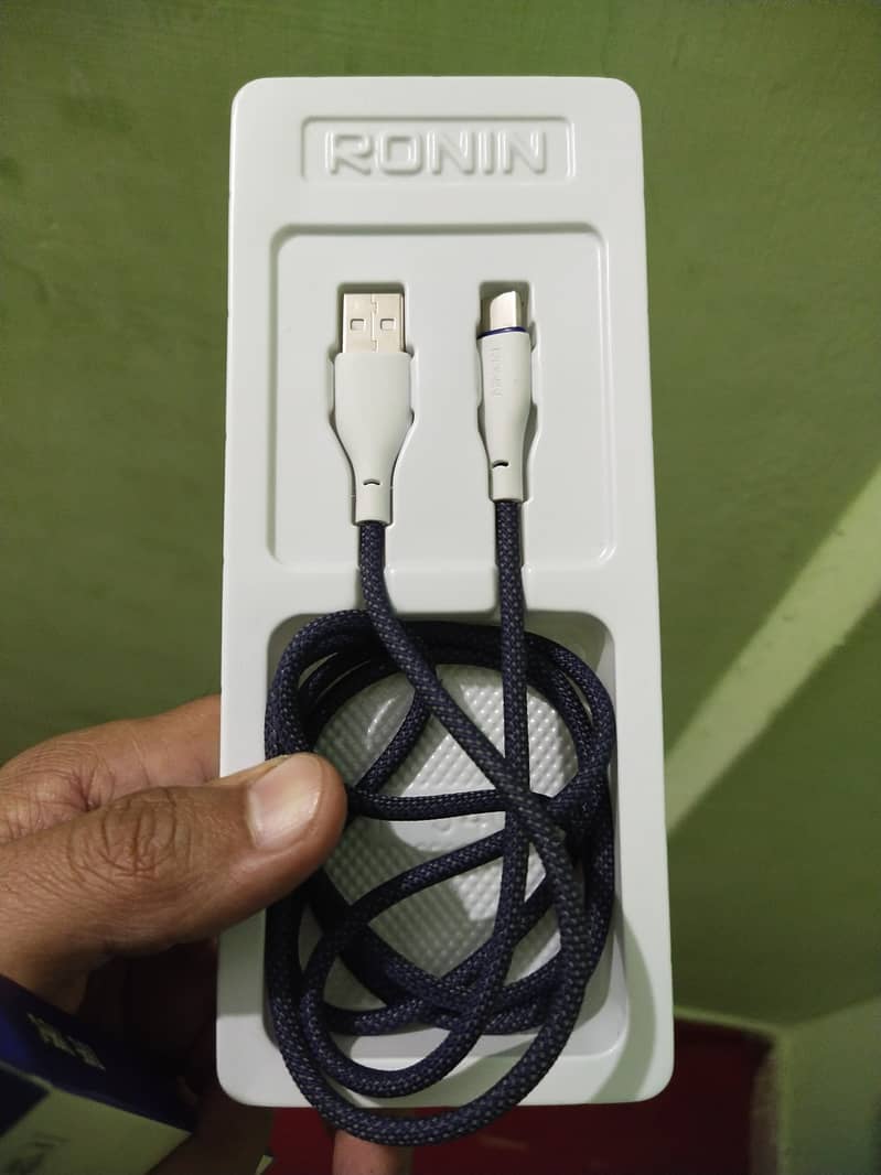 Ronin type c data cable bilkul new ha 0