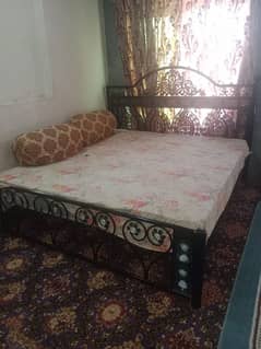 Bed with Spring Mattress