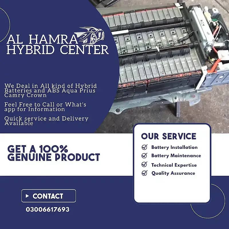 Hybrid Battery Available Aqua,Prius,Axio with 1, 2 & 3 Years Warranty 0