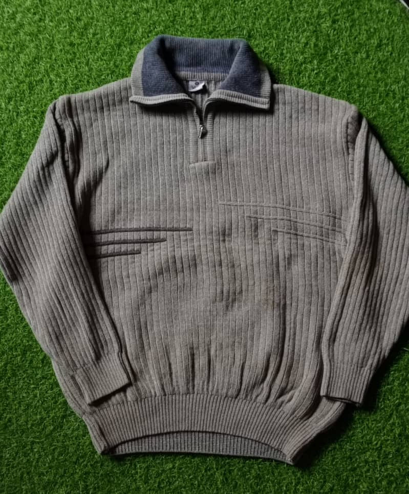 Velvet sweater for men 2