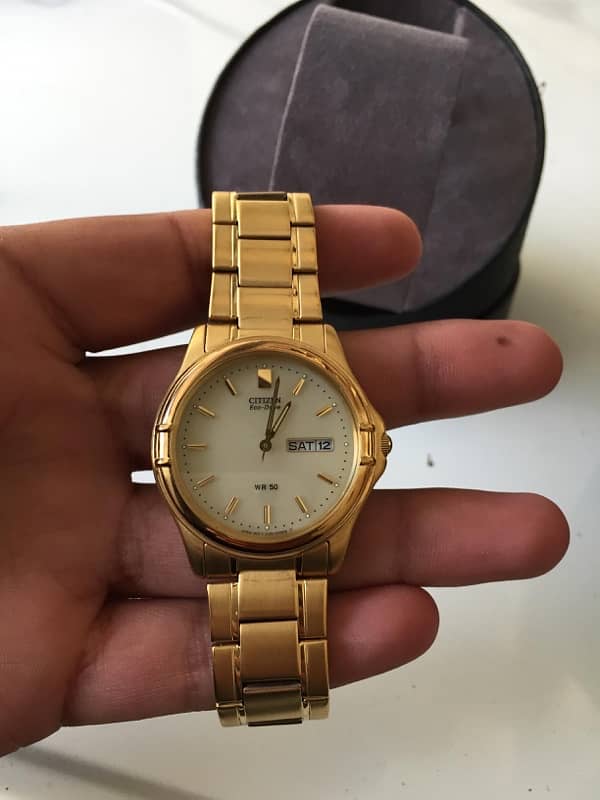 CITIZEN WATCH (GOLDEN COLOUR) 0