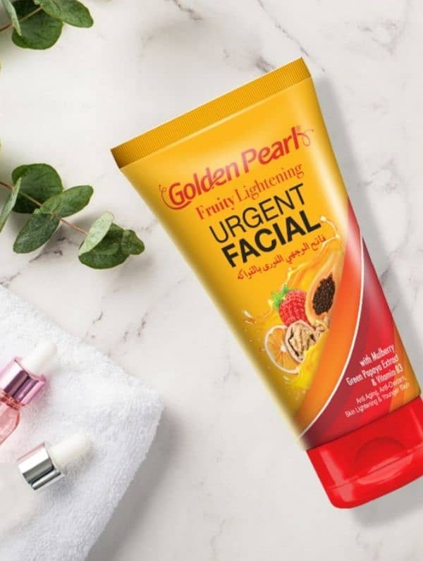 Golden Pearl Fruity Whitening Urgent Facial 1