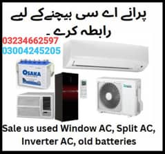 Ac Sale Purchase / Ac Purchase / Split Ac / Window Ac / inverter AC