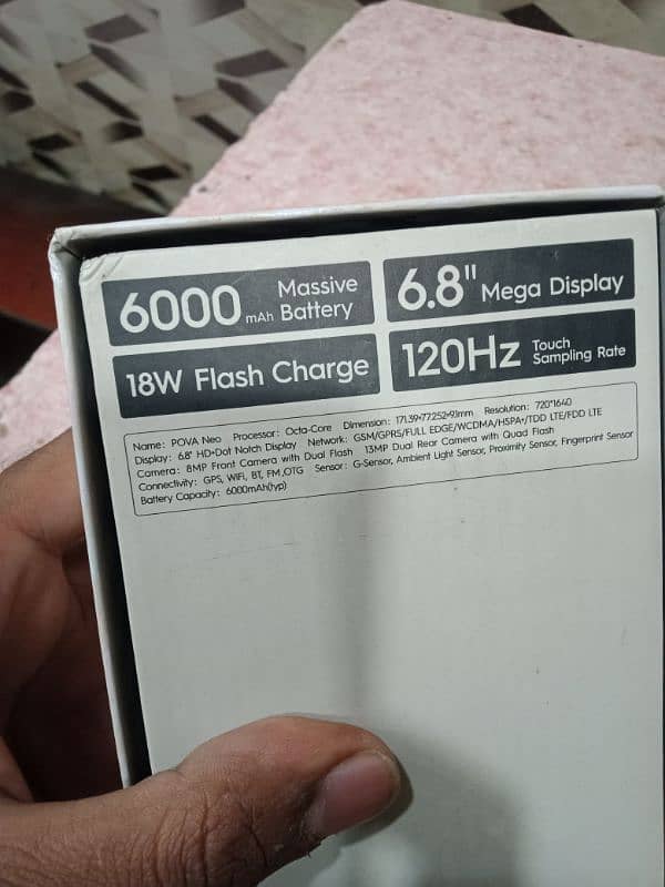 4/64 memory no open no repair condition 10/9 ha daba sath ha charge ni 6