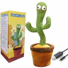 Dancing Cactus|Rechargeable Toy|Singing & Moving Toy Voice Repetition