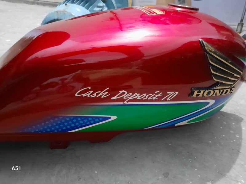 Honda CD 70 Tanki Tape 2018 Model 5