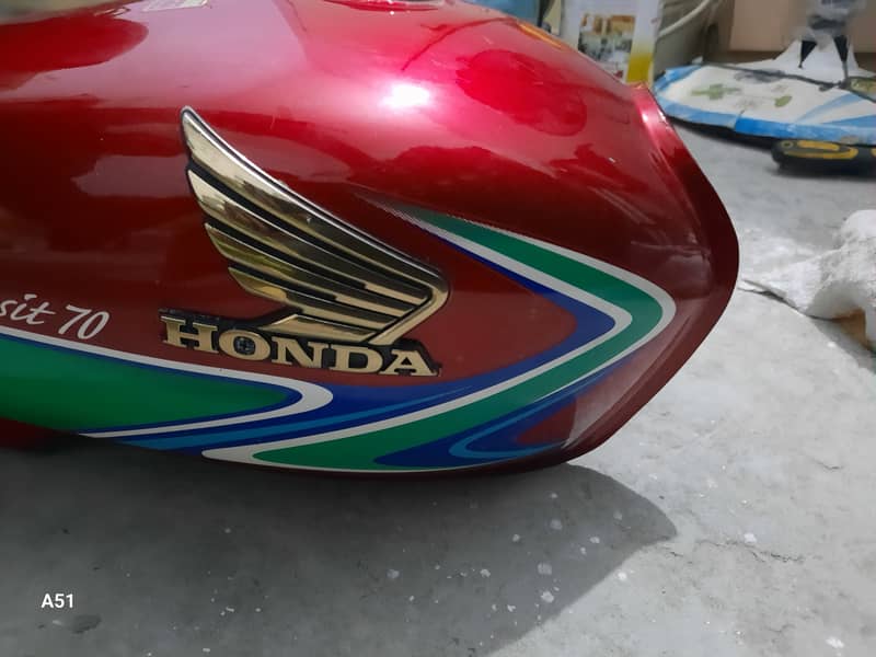 Honda CD 70 Tanki Tape 2018 Model 6