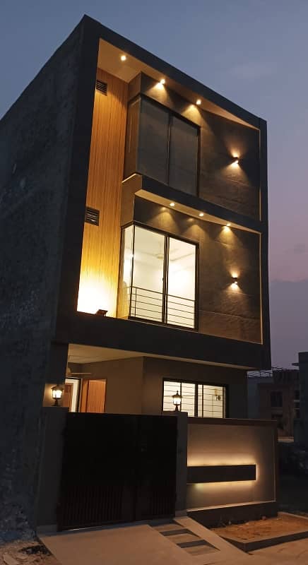 3 Marla extra modern design model house available for urgent sale in al hafeez garden fh 5 0