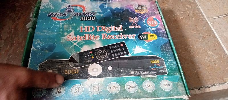 dish,receiver with remote,cable wire 0