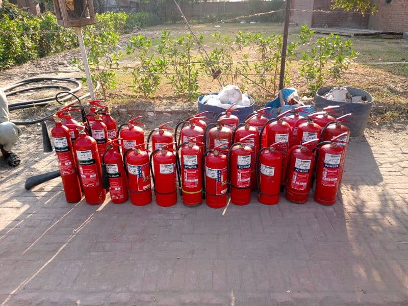 Fire extinguishers refilling service 7