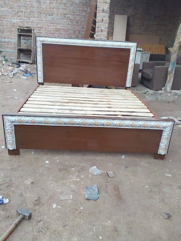 solid wood bed 1