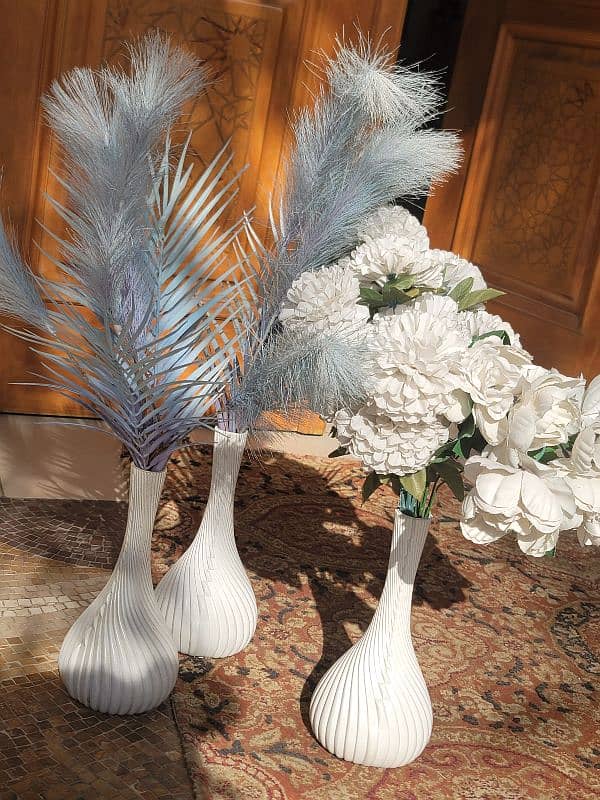 flowers with white vases 0