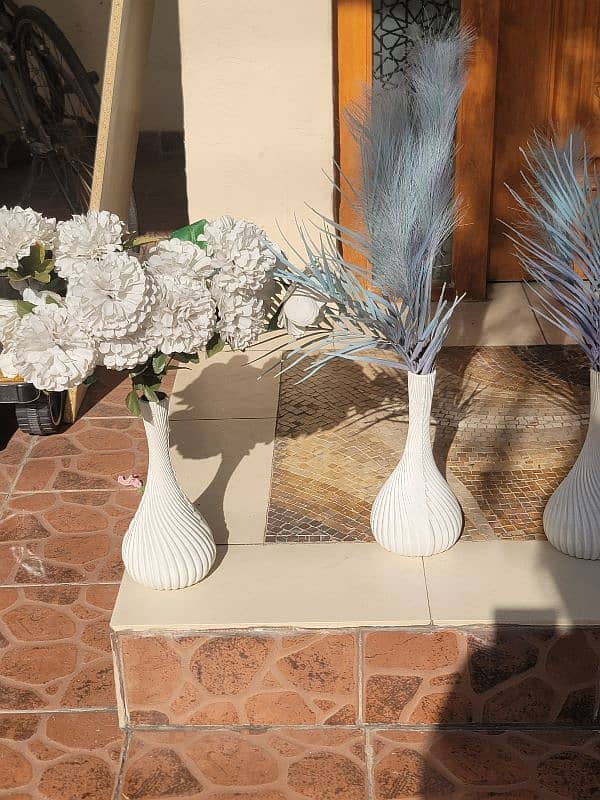 flowers with white vases 2