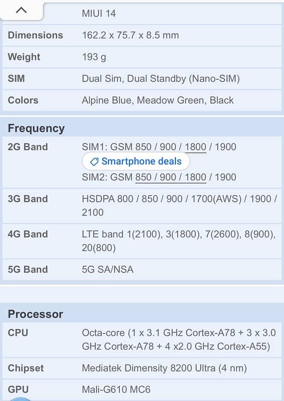 xiaomi 13T 5G 12+12 - 256 2