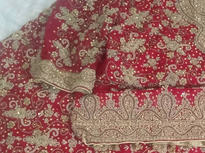 Baraat sharara bridal lehenga 1