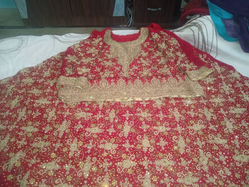 Baraat sharara bridal lehenga 4