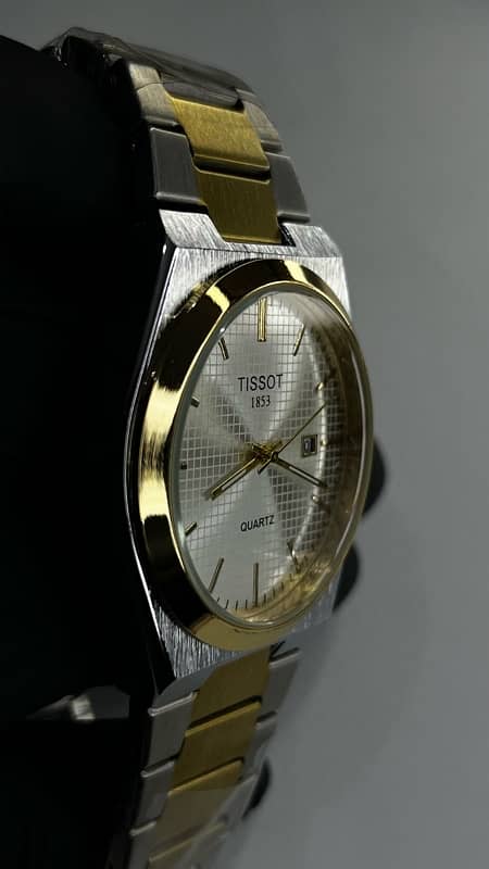 tissot prx golden an silver 0