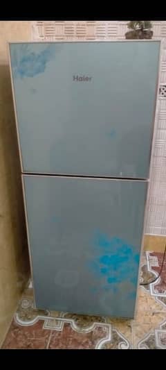 Haier glass door fridge