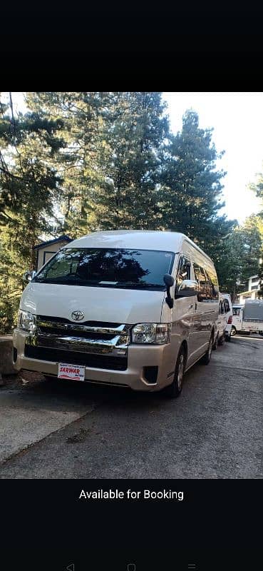 Toyota Hiace Grand Cabin for Rent (Brand New) 1