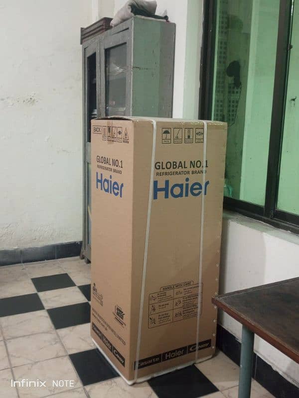 Haier refrigerator available for sell (boxed packed with warrenty card 1