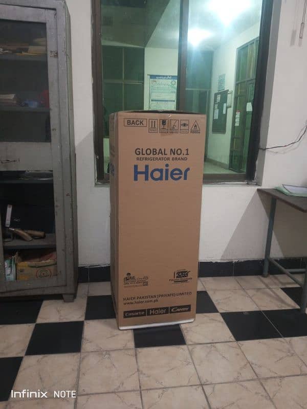 Haier refrigerator available for sell (boxed packed with warrenty card 2