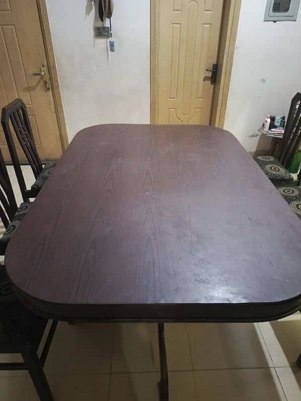 Dinning table with 6 chair 2