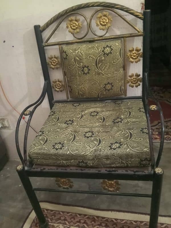 iron sofa set 5 seater 4