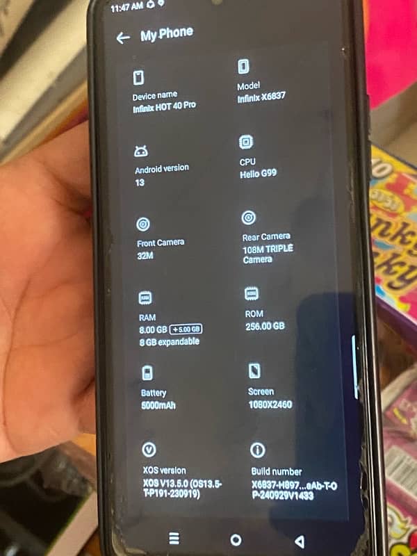 Infinix HOT 40 pro 5