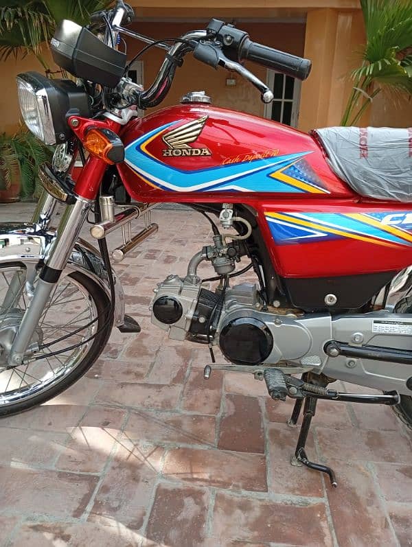 Honda Cd 70 2019 model 10 by 10 condition 0