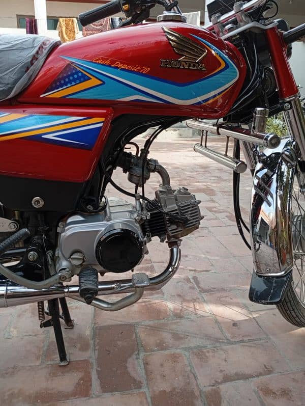 Honda Cd 70 2019 model 10 by 10 condition 1