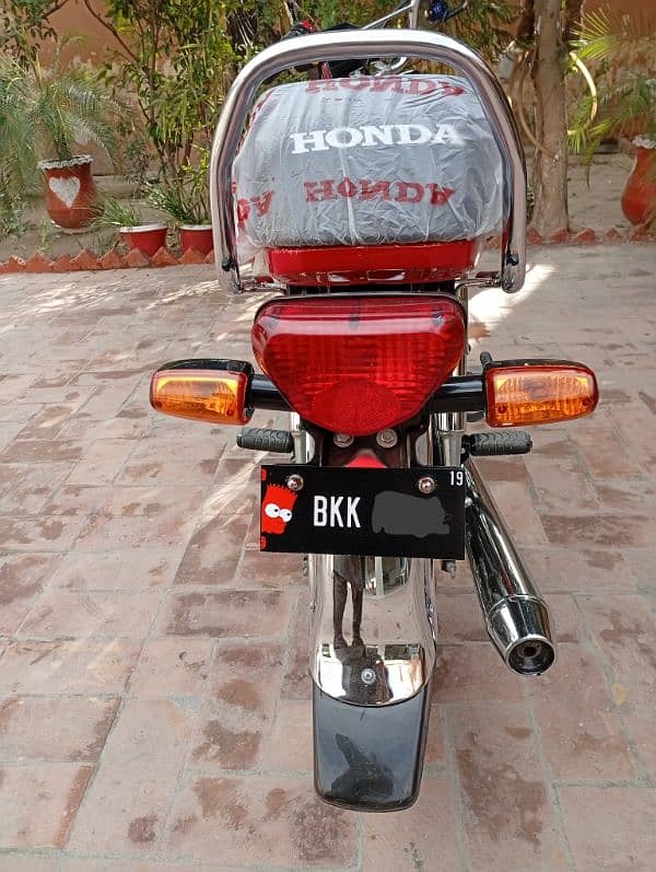 Honda Cd 70 2019 model 10 by 10 condition 4