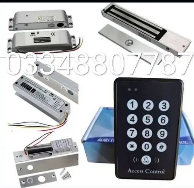 access control system electric door lock smart lock zk tuya alarm 0