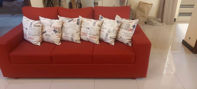 7 seater (3+2+2) Sofa Set in almost new condition 1