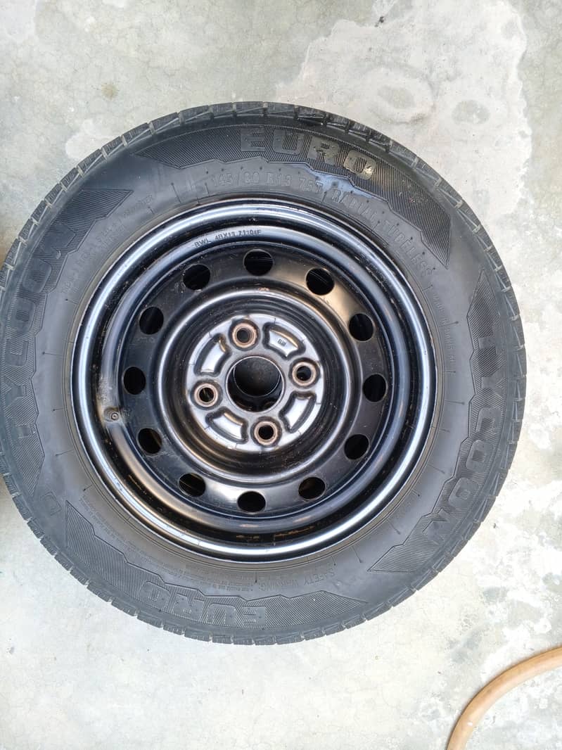 145/80/13 tyre with Rim wagon R new Alto 2