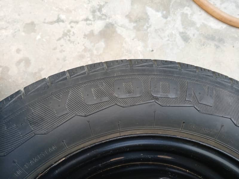 145/80/13 tyre with Rim wagon R new Alto 4