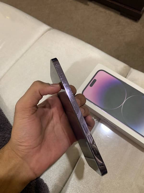 iPhone 14 Pro Max 256GB deep purple JV with box 2